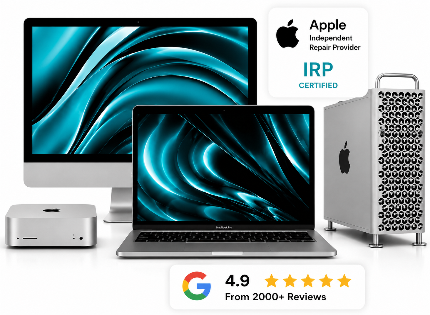 MacBook, iMac, Mac mini and Mac Pro repair