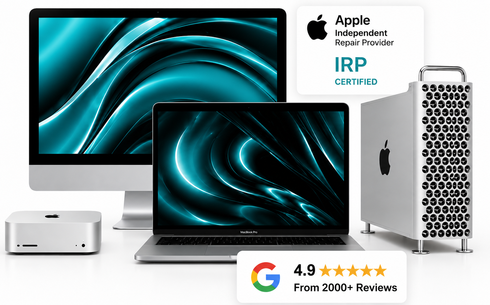 MacBook, iMac, Mac mini and Mac Pro repair